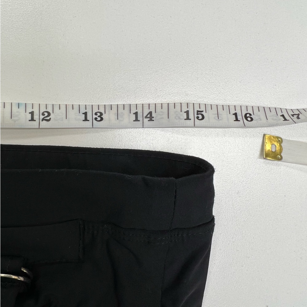 Vintage Jantzen Black Swimsuit Bottoms with Silver Hardware Size 6 - Picture 8 of 8